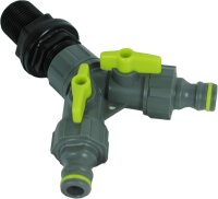 GASMIS Tankdurchführung mit 2-Wege-Ventil 3/4"...