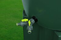 GASMIS Tankdurchführung mit 2-Wege-Ventil 3/4"...