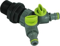 GASMIS Tankdurchführung mit 2-Wege-Ventil 1"  1...