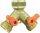 GASMIS Y-Verteiler G 3/4", Messing 2-Wege Wasserverteiler für gleichzeitigen Anschluss von zwei Geräten, 2-Wege-Verteiler, Wasserdurchfluss Regulier und Absperrbar, 1 Stück