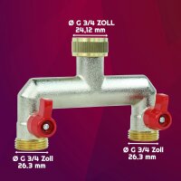 GASMIS 2-Wege-Verteiler