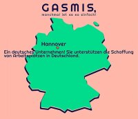 GASMIS Auslaufhahn für Regentonne, Kunststoff Ersatz-Hahn - 1 Stück - Wasserhahn für Regenwassertonne, Wassertonnen - Inkl. 2 Dichtungen und Kontermutter, 3/4 AG 26 mm