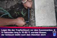 GASMIS Eckverbinder für 12mm Tropfschlauch, L-Winkel 90°