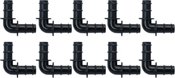 GASMIS Eckverbinder für 16mm Tropfschlauch, L-Winkel 90°