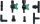 GASMIS 42 Stück Zubehör-Set für Perlschlauch/Tropfschlauch 16 mm