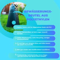 GASMIS Bewässerungssack 85 Liter aus Polyethylen, 1 Stück