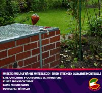 GASMIS Auslaufhahn 3/4 Zoll AG - Made in Italy, Rot