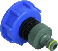 GASMIS IBC Adapter mit Hahnstück 1"