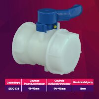 GASMIS IBC Kugelhahn IG S100x8, 1 Stück