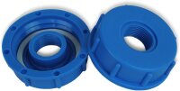GASMIS IBC Adapter S60x6 Grobgewinde 3/4" IG, Blau,...
