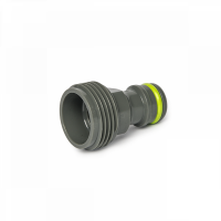 Hahnverbinder Aussengewinde 3/4" Grau-Grün