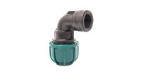 GASMIS Winkel 25mmx3/4" IG für PE-Rohr, Grün