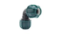 GASMIS 25er PP Bogen mit Klemmverbinder, Winkel 90°...