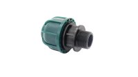 GASMIS PP Verschraubung Klemme x AG, 25 mm x 3/4 AG, PE...