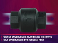 Vaterartikel GASMIS Rückschlagventil
