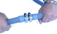 GASMIS Gerader Schlauchverbinder inkl. Schlauchschellen