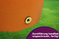 GASMIS Messing Regentonnendurchführung